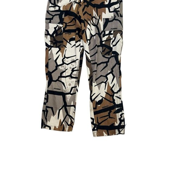 Vtg Camo Cargos Pants Mens Small Rare Predator USA Made Streetwear 28x31 - Picture 3 of 15